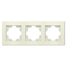 Рамка 3-м Афина универс. сл. кость (ivory) Universal A0045-I