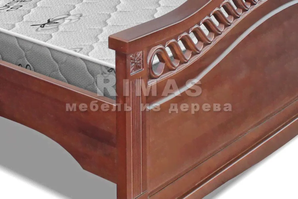 Кровать «Афина (мягкая)» из массива дерева-4