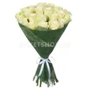 25 белых роз Афина