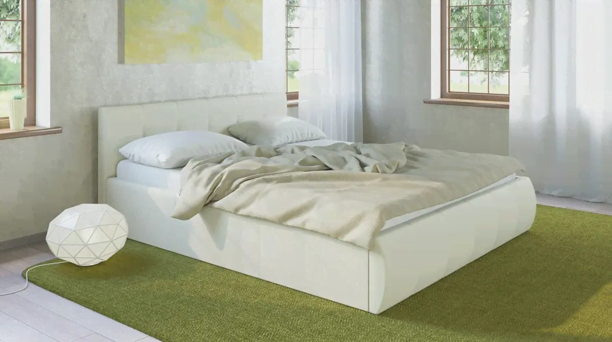 Кровать Афина без подъемного механизма White