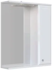 Зеркальный шкаф Афина 60 П, 1/дв,ШхВхГ:60,8х72,2х17,1, белый,