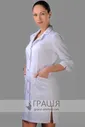 Медицинский халат с вышивкой Афина