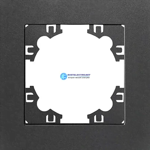 Рамка 1-м Афина графит A0053-Gr UNIVersal