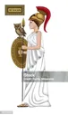 Афина — стоковая векторная графика и другие изображения на тему Афина - Афина, Афина - греческая богиня, Богини
