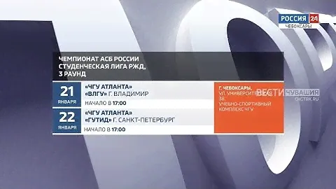 Афиша спортивных мероприятий в Чувашии на 21-22 января