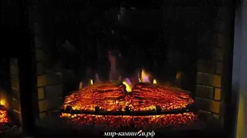 Камины Смоленск: "Panoramic 33 Led fx new design" очаг в работе