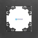 Рамка 1-м Афина графит A0053-Gr UNIVersal