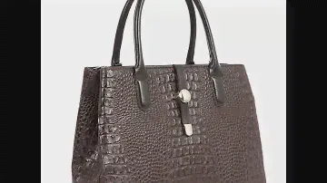 Сумка Afina 100 croc dark brown