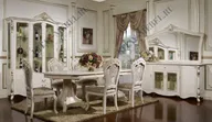 СТОЛОВАЯ АФИНА (AFINA) БЕЛЫЙ С ЗОЛОТОМ