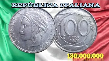 MOEDA DA ITÁLIA 🇮🇹  100 LIRAS  1994