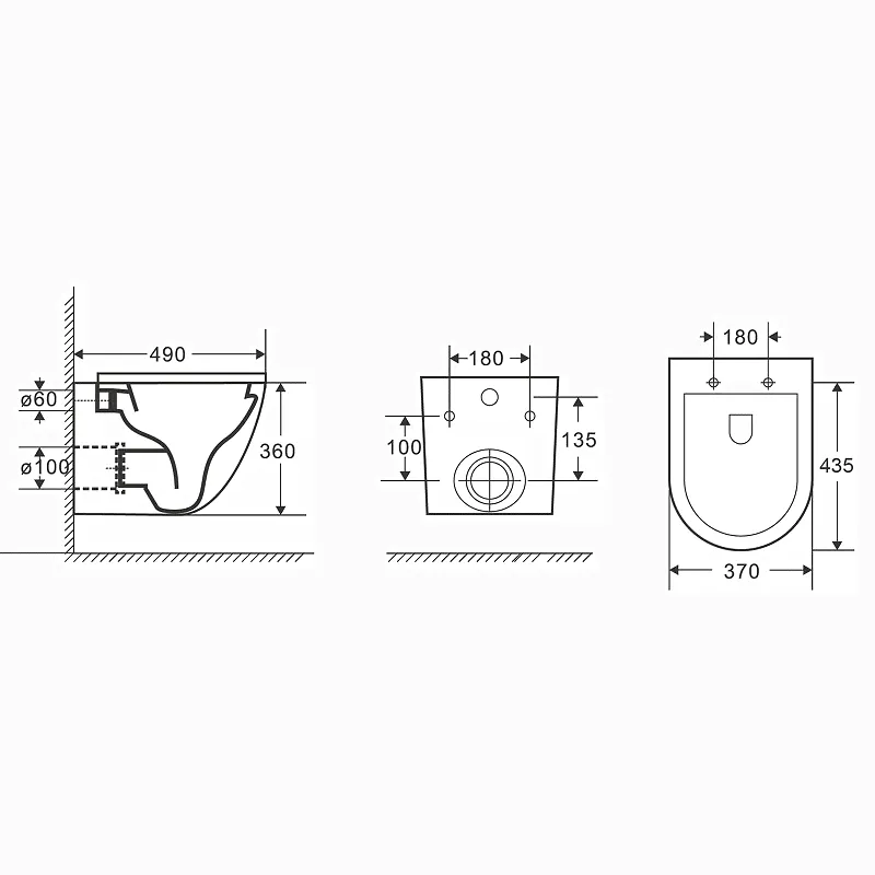 Унитаз подвесной Point Афина белый с сиденьем микролифт PN41041-2