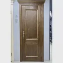 Межкомнатная дверь массив дуба Афина античный орех глухая