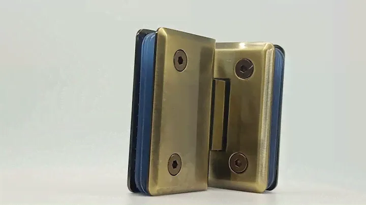 Петля для душевой кабины KAP43773, стекло-стекло 180 градусов, бронза
