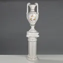 Ваза напольная "Афина" колонна, белая, 176 см