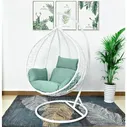 Кресло подвесное Афина Подвесное кресло AFM-168A-XL White/Green арт. AFM-168A-XL White/Green